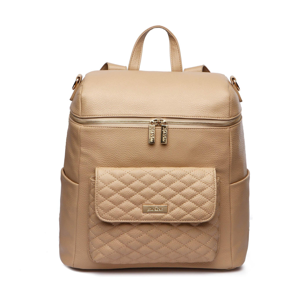 Luli Bebe Signature Diaper Bag Latte Brown