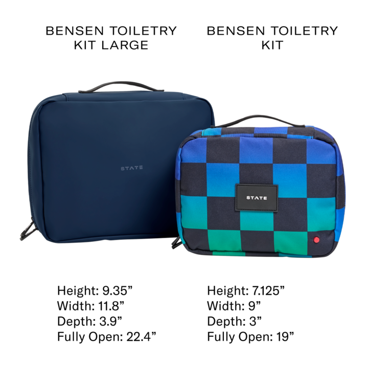 STATE Bags Bensen Toiletry Kit Blue