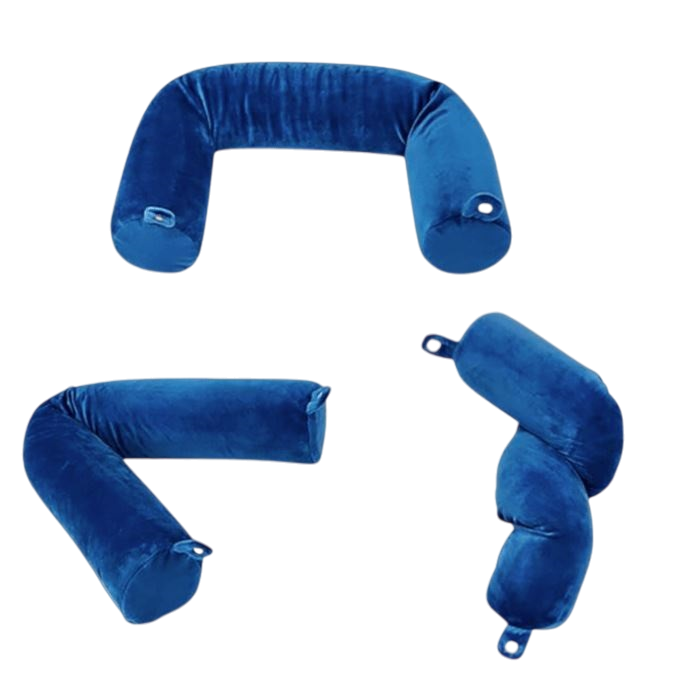 Snuggle Velvet Twist Memory Foam Travel Neck Pillow - Stiles Supply Co.