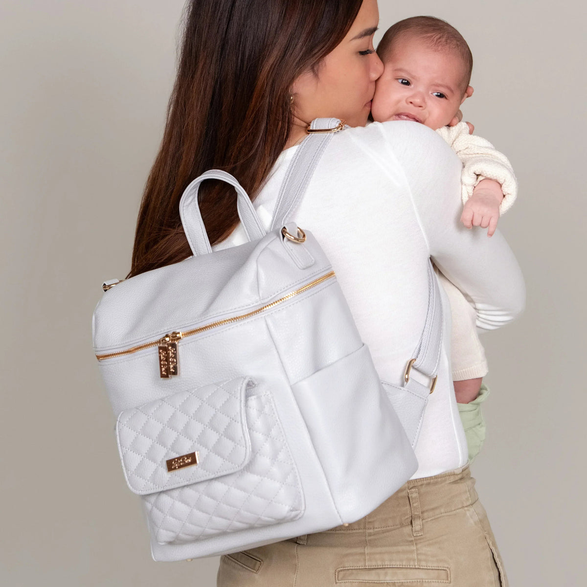 Luli Bebe Petit Diaper Bag Pastel Pink