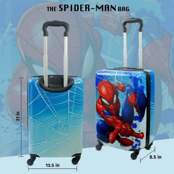 Spiderman Kids 21" Spinner Suitcase Luggage - Stiles Supply Co.