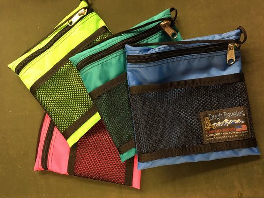 Tough Traveler LARGE POUCH with MESH POCKET