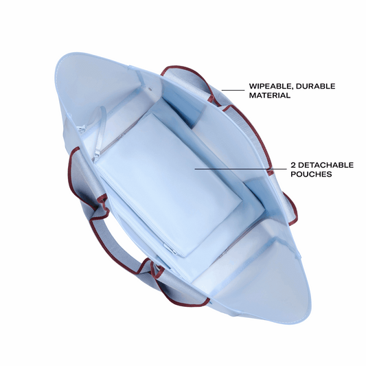 Wellington Cabana Tote Light Blue