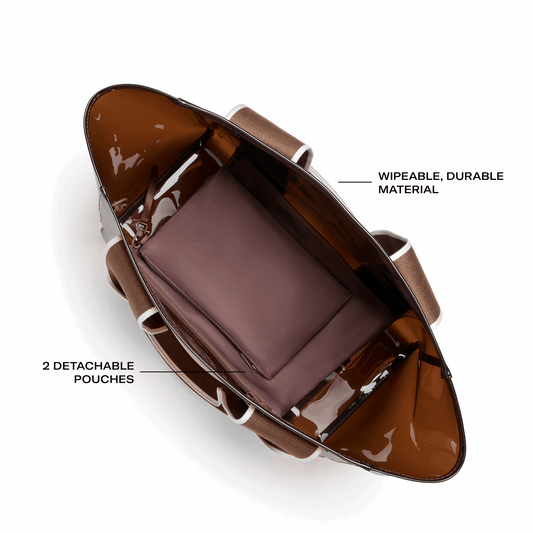 STATE Bags Wellington Cabana Tote Brown