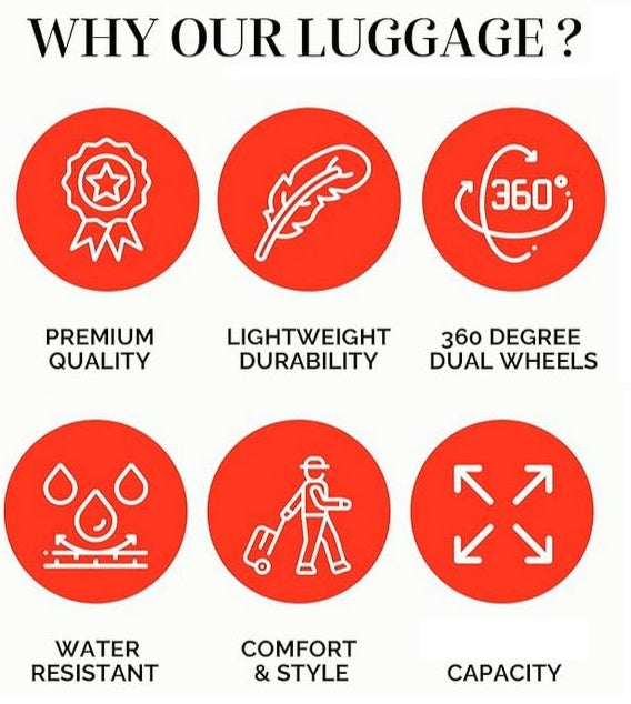 Mirage Brian Soft Shell Lightweight Expandable 3 Piece Luggage Set - Stiles Supply Co.