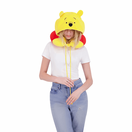 Winnie the Pooh Hooded Travel Neck Pillow - Stiles Supply Co.