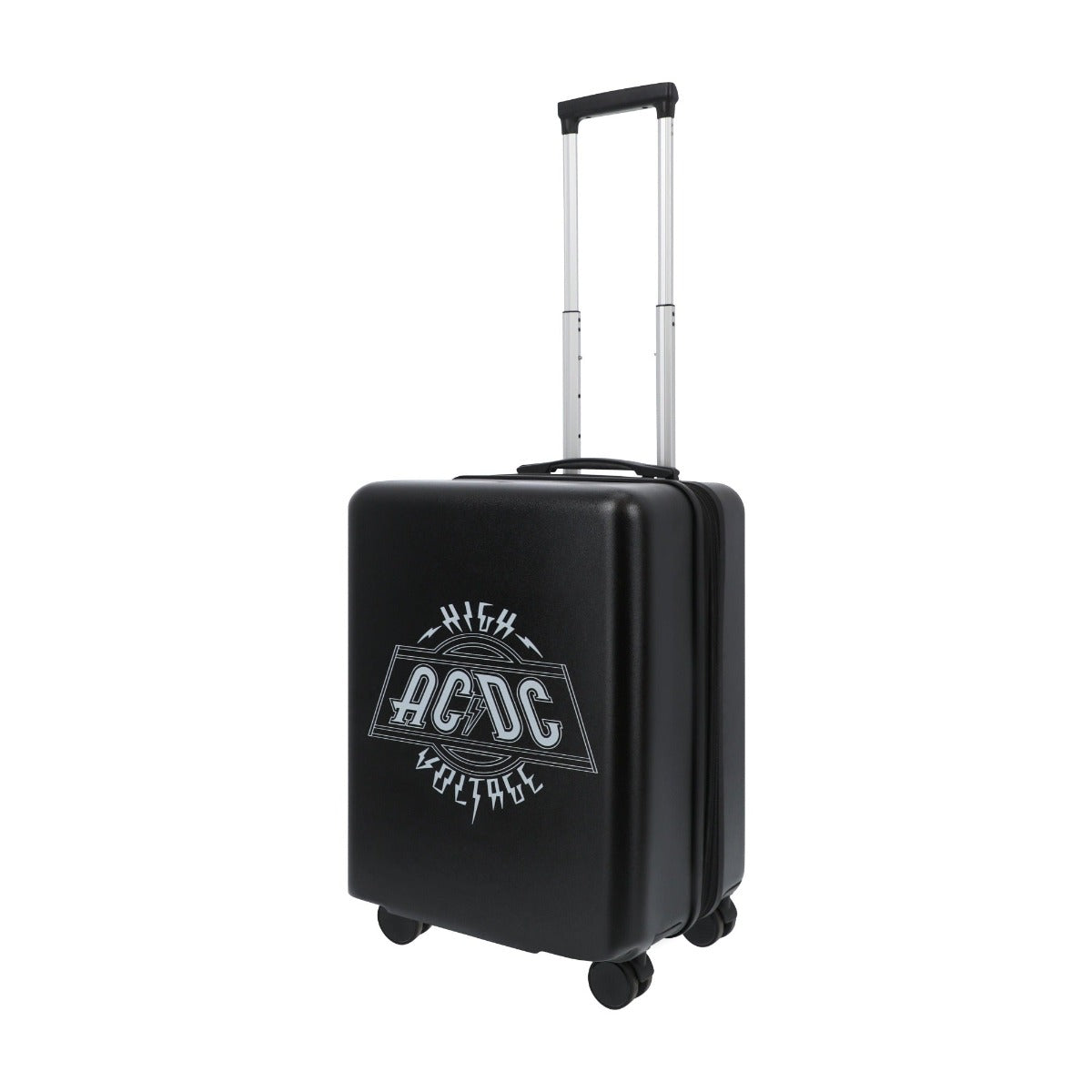Ful AC/DC 22.5" Spinner Suitcase Black Carry-On Luggage - Stiles Supply Co.