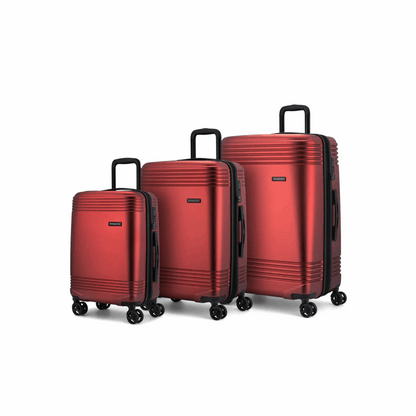 Bugatti Nashville 3-Piece Luggage Set | Lightweight & Impact-Resistant - Stiles Supply Co.