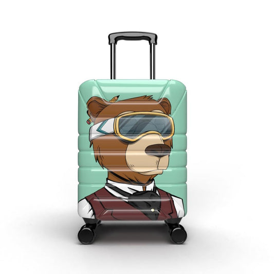 Stiles Supply Co. X Bugatti Ski Goggle Bear Carry On Luggage