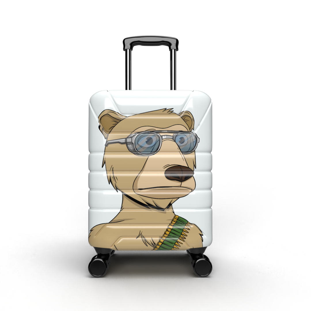 Stiles Supply Co. X Bugatti Ammo Bear Carry On Luggage