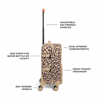 STATE Bags Logan Carry-On Suitcase, Leopard