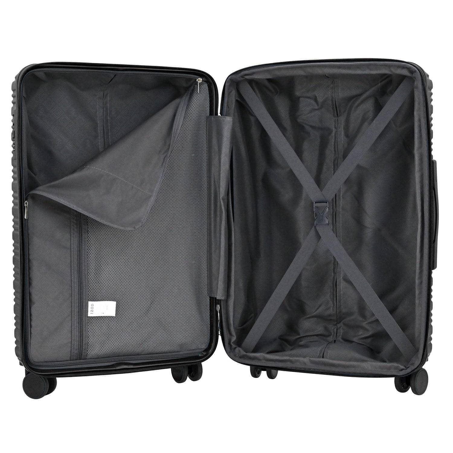 IZOD Romeo 20-Inch Carry-On Luggage – Lightweight Expandable ABS Hardside Suitcase with 360° Dual Spinner Wheels & Built-In Combo Lock