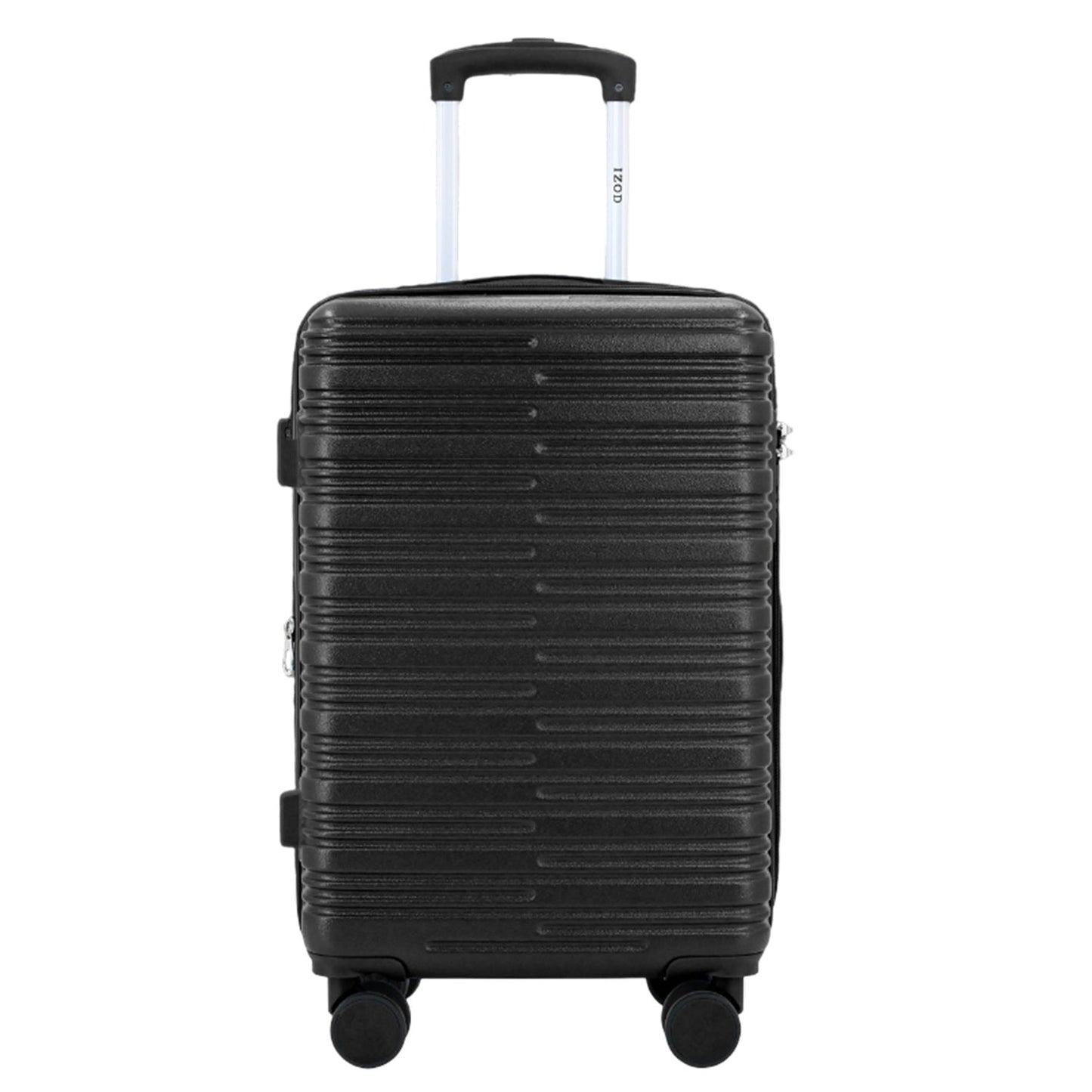 IZOD Romeo 20-Inch Carry-On Luggage – Lightweight Expandable ABS Hardside Suitcase with 360° Dual Spinner Wheels & Built-In Combo Lock