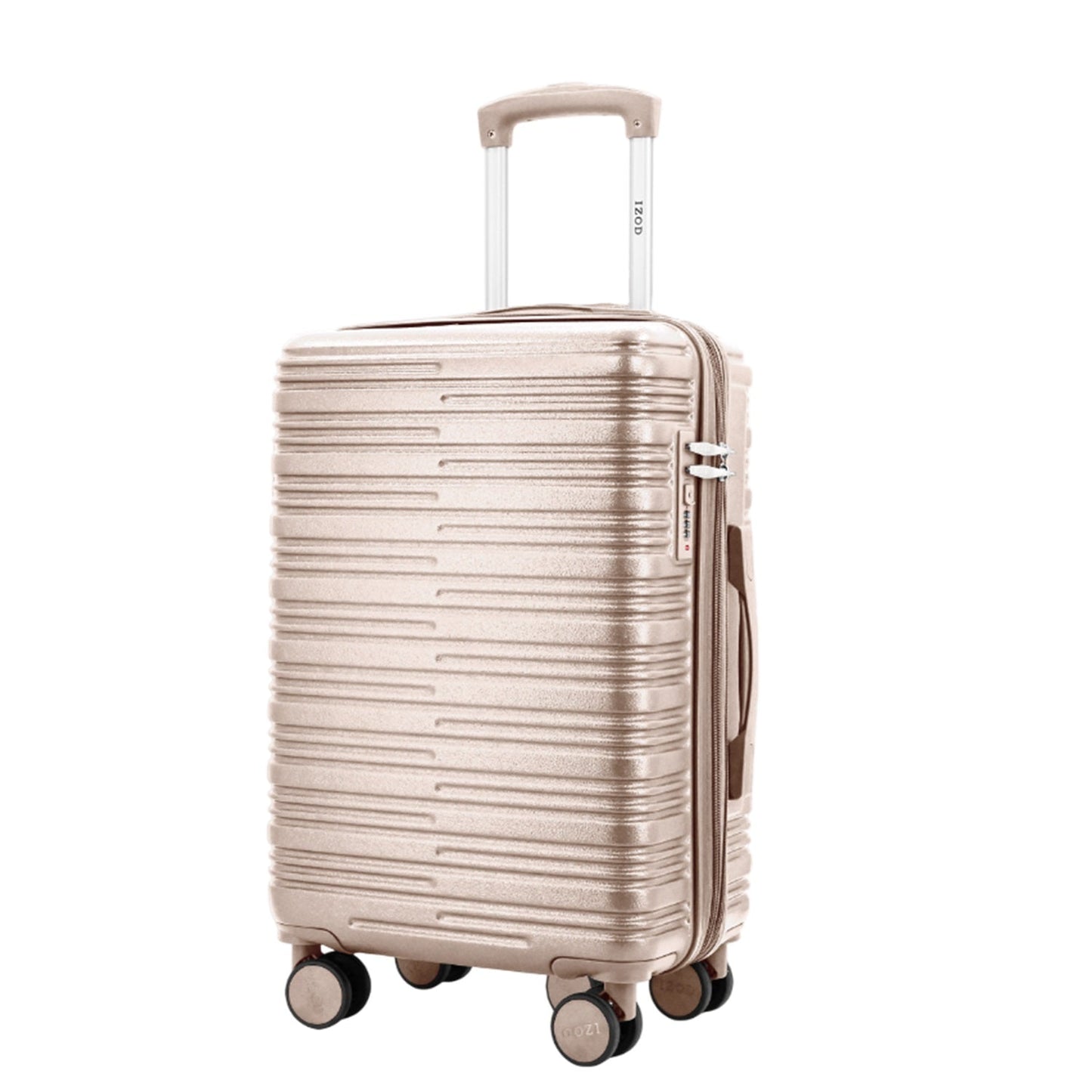 IZOD Romeo 20-Inch Carry-On Luggage – Lightweight Expandable ABS Hardside Suitcase with 360° Dual Spinner Wheels & Built-In Combo Lock