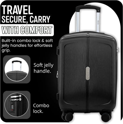 IZOD Mateo 20-Inch Carry-On Luggage – Lightweight Expandable ABS Hardside Suitcase with 360° Dual Spinner Wheels & Built-In Combo Lock