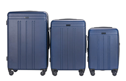 IZOD Zoe 3-Piece Luggage Set – Lightweight ABS Hard Shell Suitcases with 360° Spinner Wheels, Telescopic Handle & Expandable Design (28”/24”/20”)