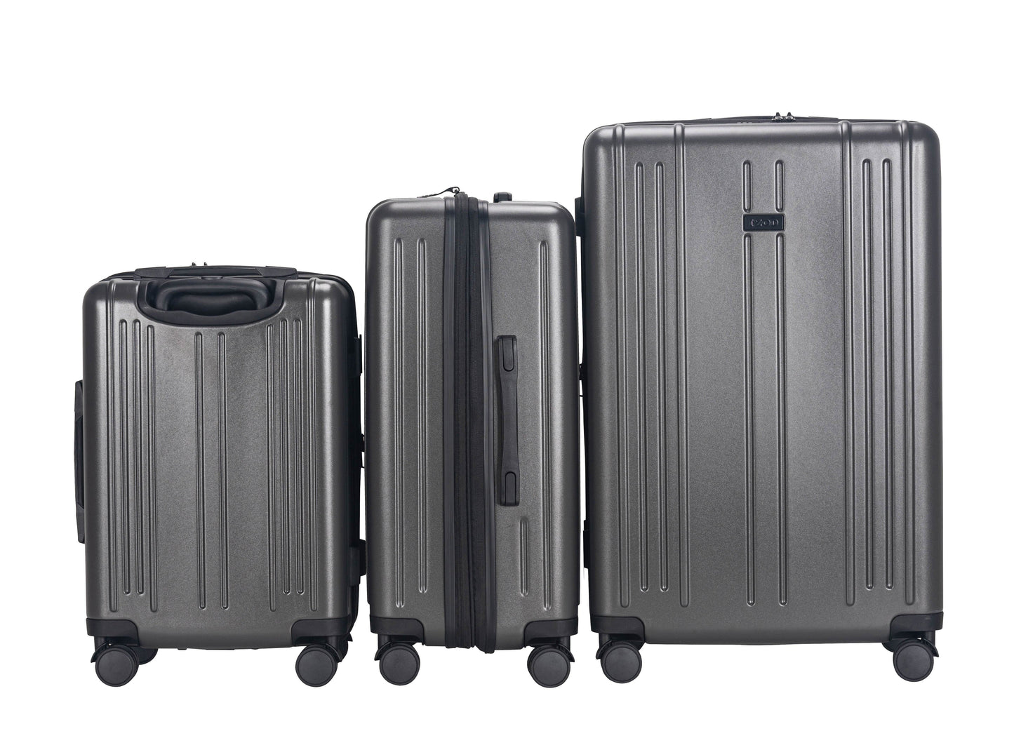 IZOD ISLA 3-Piece Luggage Set – Lightweight ABS Hard Shell Suitcases with 360° Spinner Wheels, Telescopic Handle & Expandable Design (28”/24”/20”)