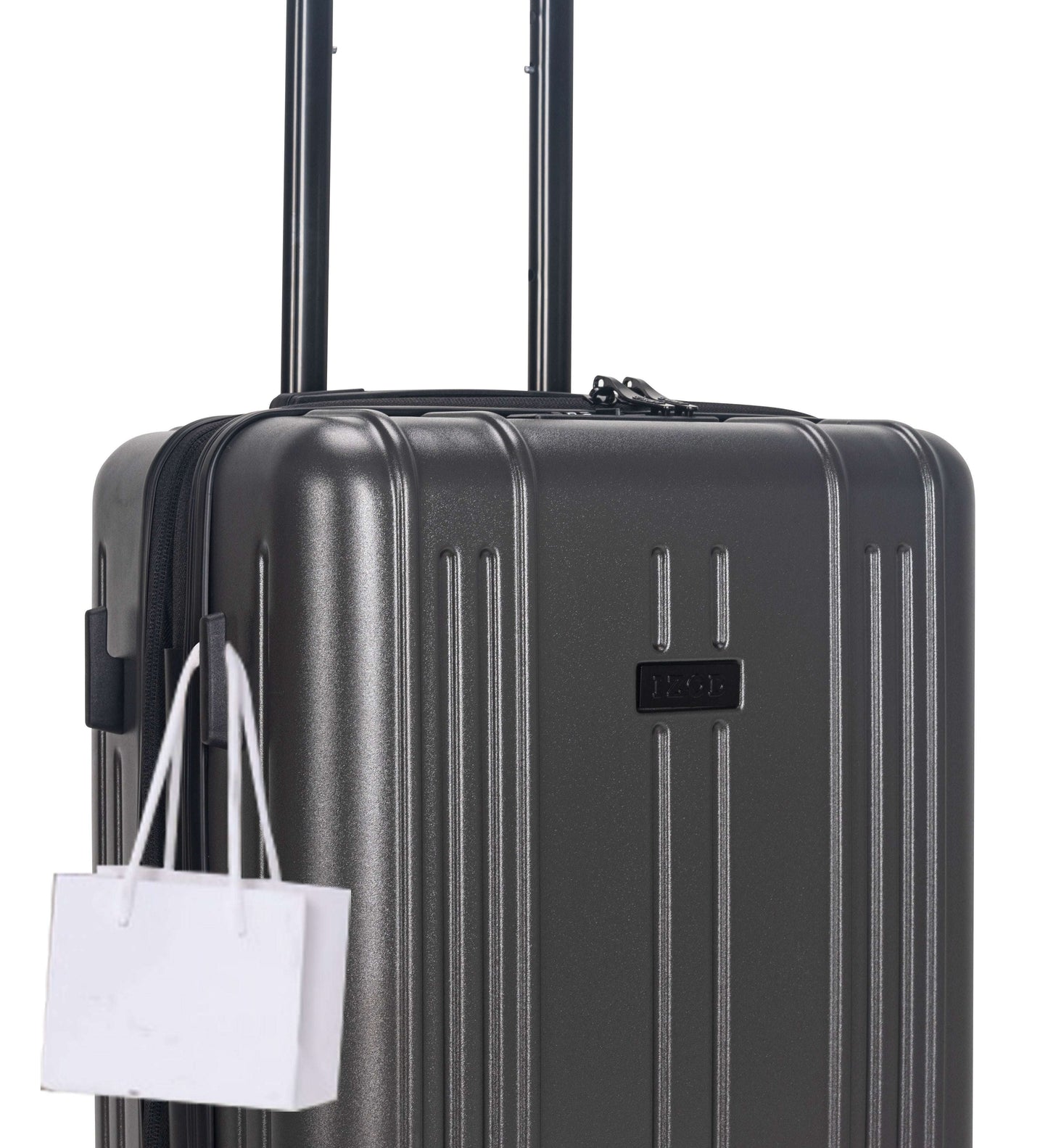 IZOD ISLA 3-Piece Luggage Set – Lightweight ABS Hard Shell Suitcases with 360° Spinner Wheels, Telescopic Handle & Expandable Design (28”/24”/20”)