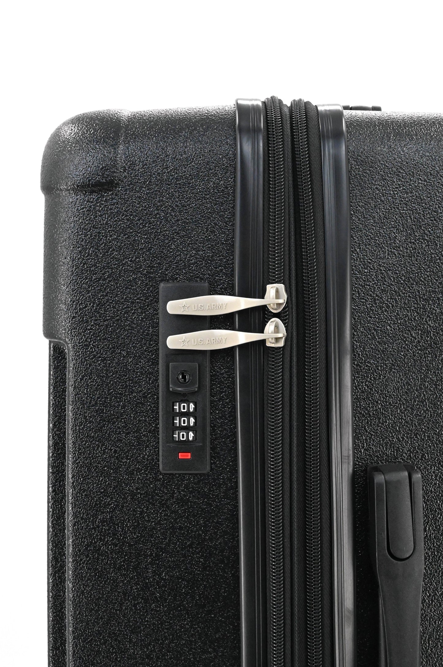 US Army Hawk 3-Piece Luggage Set – Lightweight Expandable ABS Hard Shell Suitcases with Spinner Wheels & Logo Print (28”/24”/20”) – Military Travel Collection