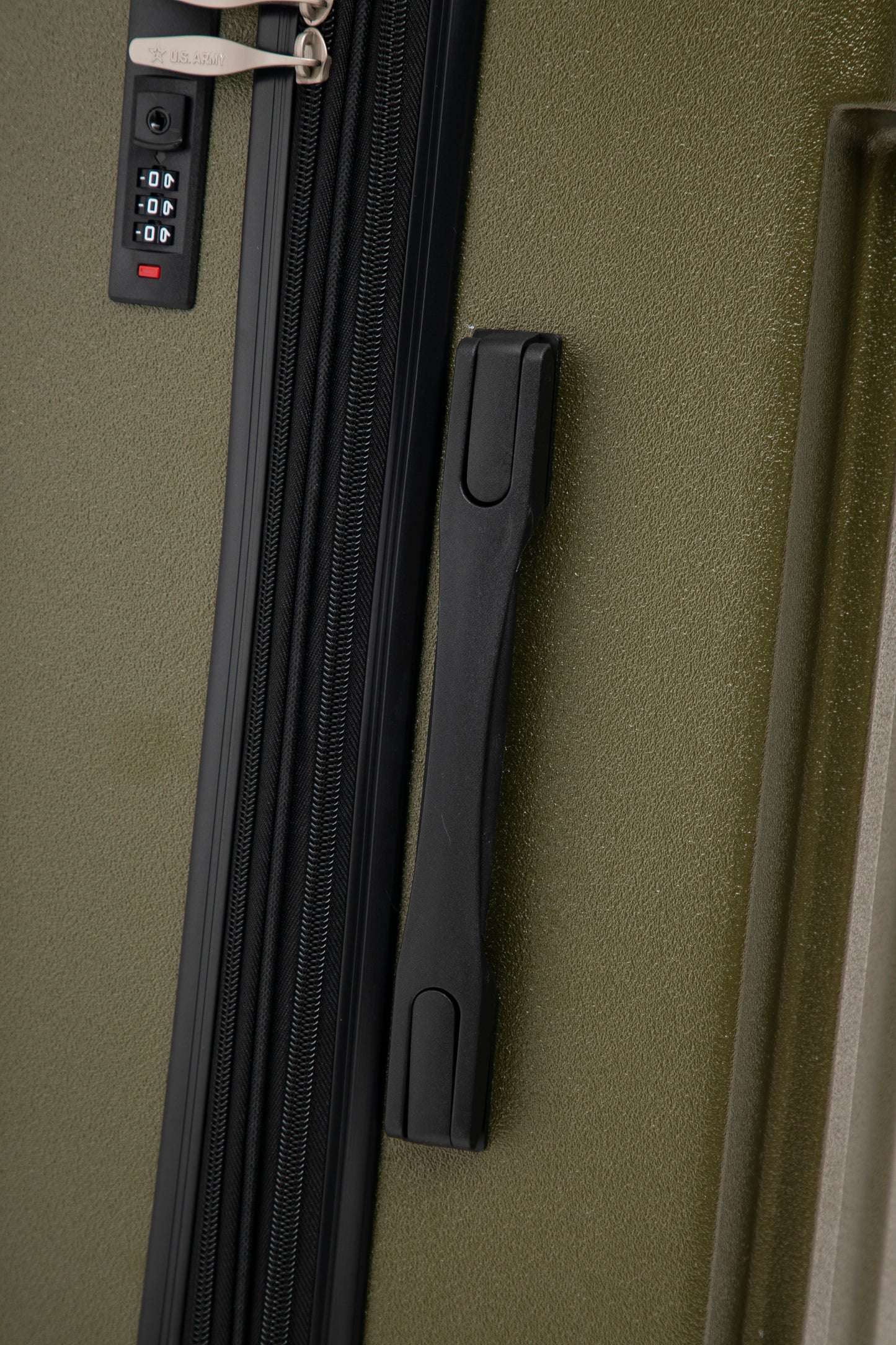 US Army Hawk 3-Piece Luggage Set – Lightweight Expandable ABS Hard Shell Suitcases with Spinner Wheels & Logo Print (28”/24”/20”) – Military Travel Collection