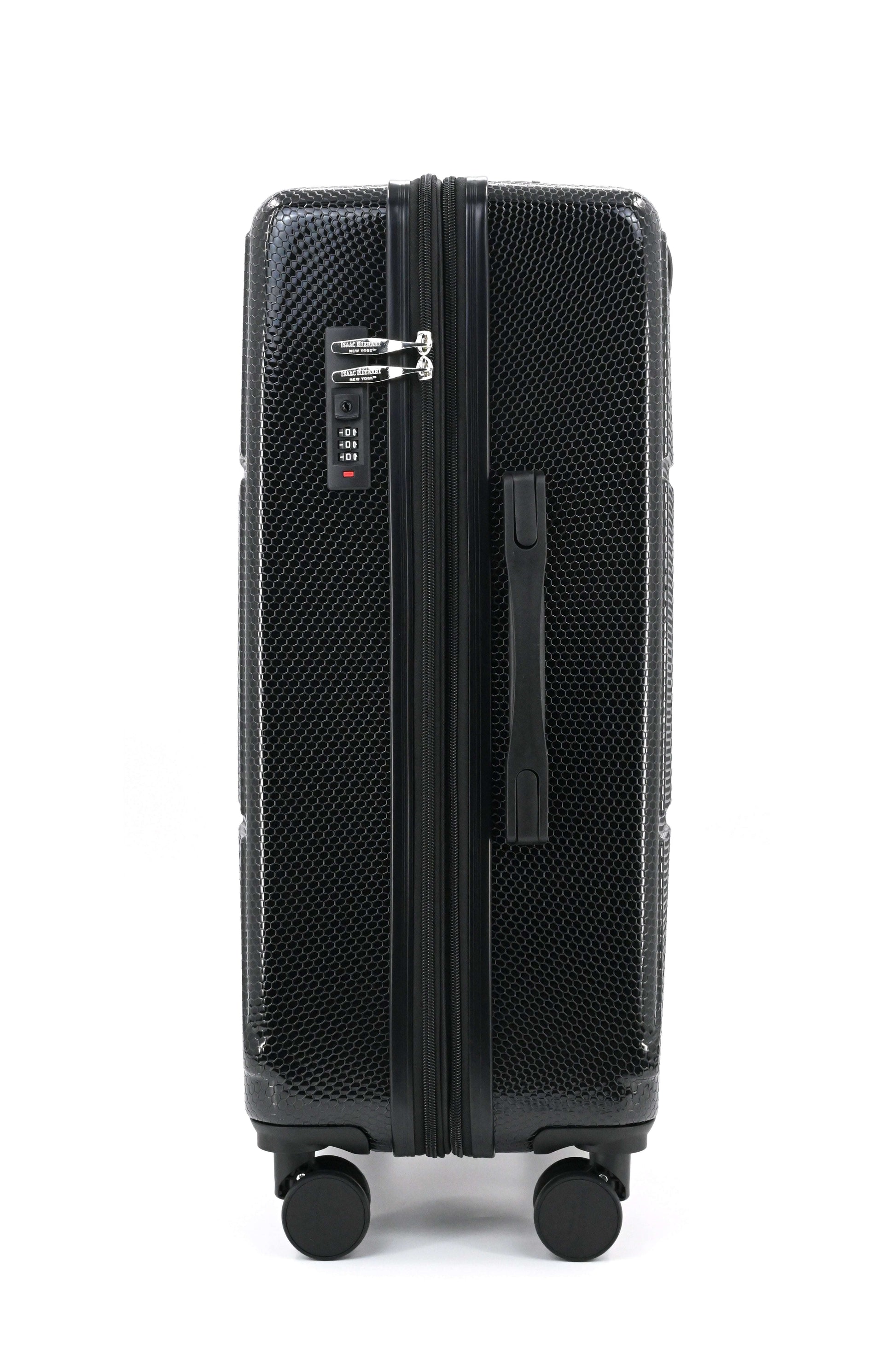 ISAAC MIZRAHI AERO 3-Piece Luggage Set – Lightweight Expandable ABS Hard Shell Suitcases with Spinner Wheels (28”/24”/20”) – Designer Travel Set