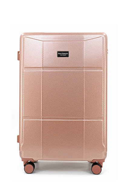 ISAAC MIZRAHI AERO 3-Piece Luggage Set – Lightweight Expandable ABS Hard Shell Suitcases with Spinner Wheels (28”/24”/20”) – Designer Travel Set