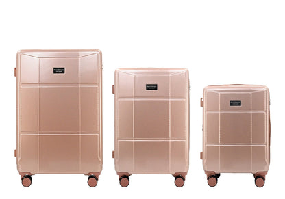 ISAAC MIZRAHI AERO 3-Piece Luggage Set – Lightweight Expandable ABS Hard Shell Suitcases with Spinner Wheels (28”/24”/20”) – Designer Travel Set