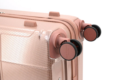 ISAAC MIZRAHI AERO 3-Piece Luggage Set – Lightweight Expandable ABS Hard Shell Suitcases with Spinner Wheels (28”/24”/20”) – Designer Travel Set