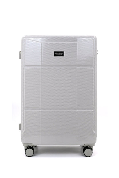 ISAAC MIZRAHI AERO 3-Piece Luggage Set – Lightweight Expandable ABS Hard Shell Suitcases with Spinner Wheels (28”/24”/20”) – Designer Travel Set