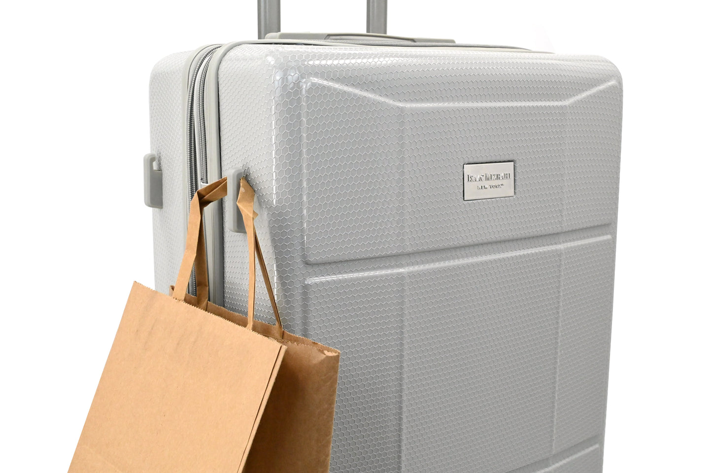 ISAAC MIZRAHI AERO 3-Piece Luggage Set – Lightweight Expandable ABS Hard Shell Suitcases with Spinner Wheels (28”/24”/20”) – Designer Travel Set