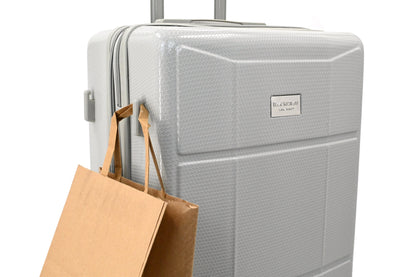 ISAAC MIZRAHI AERO 3-Piece Luggage Set – Lightweight Expandable ABS Hard Shell Suitcases with Spinner Wheels (28”/24”/20”) – Designer Travel Set