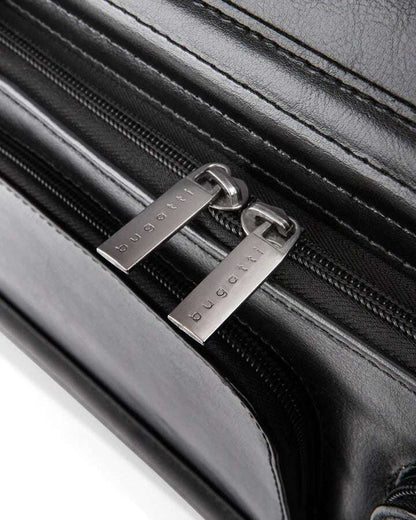 Bugatti Leather Warren Business Case on Wheels - Stiles Supply Co.