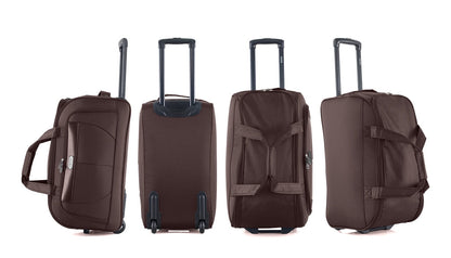 Mirage IZOD Carol Soft shell Lightweight Duffel Rolling Bag 4 Piece Set - Stiles Supply Co.