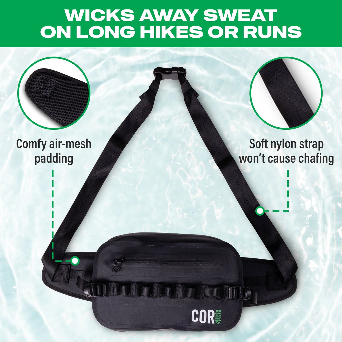 COR Surf Waterproof Waist Pack 2.5L
