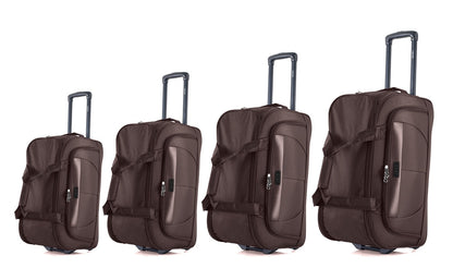 Mirage IZOD Carol Soft shell Lightweight Duffel Rolling Bag 4 Piece Set - Stiles Supply Co.