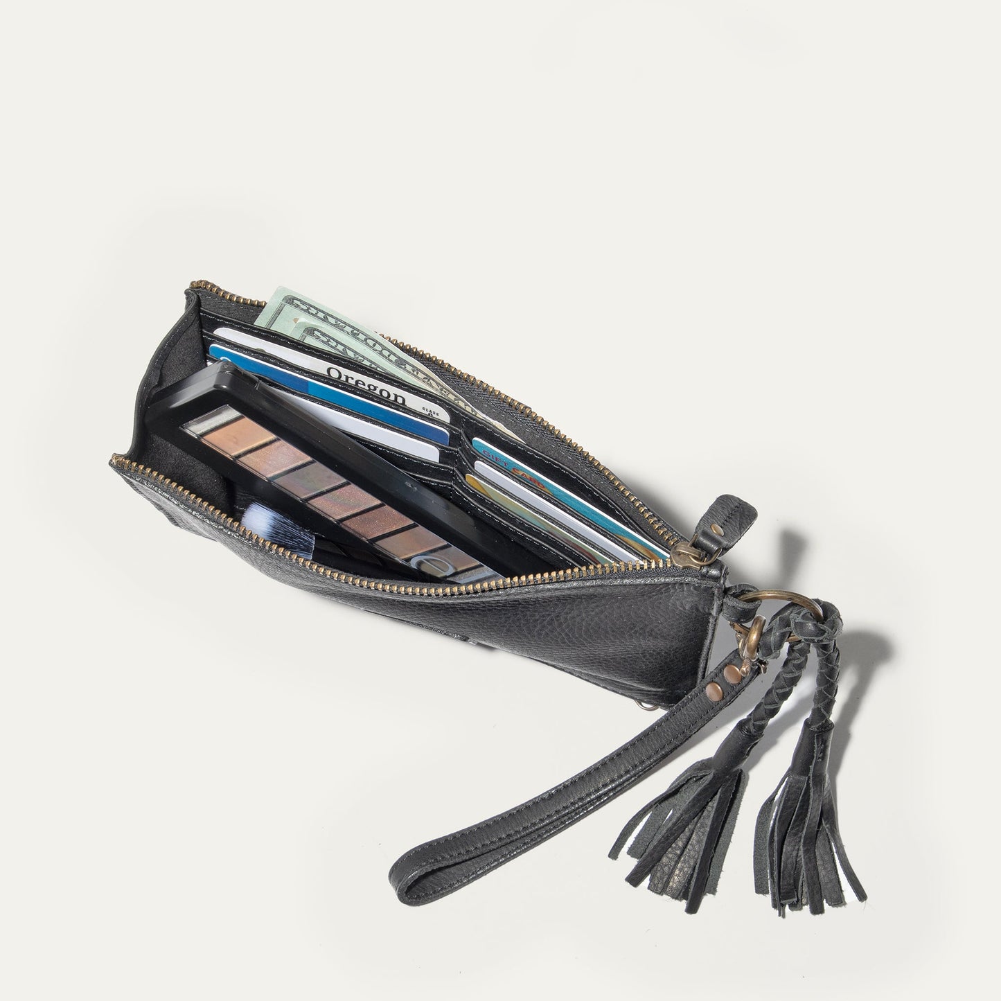 Will Leather Goods Two Zipper Pouch