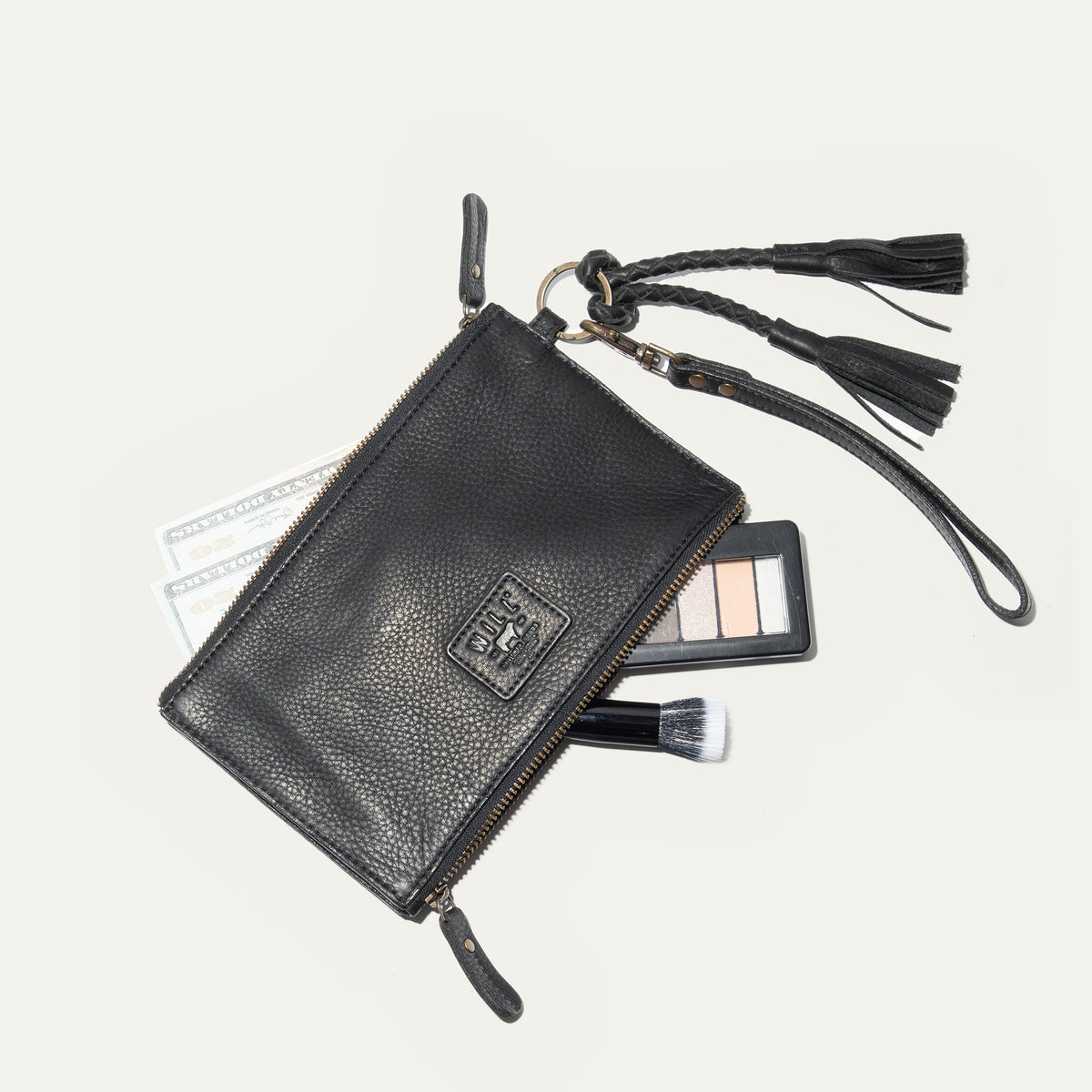 Will Leather Goods Two Zipper Pouch
