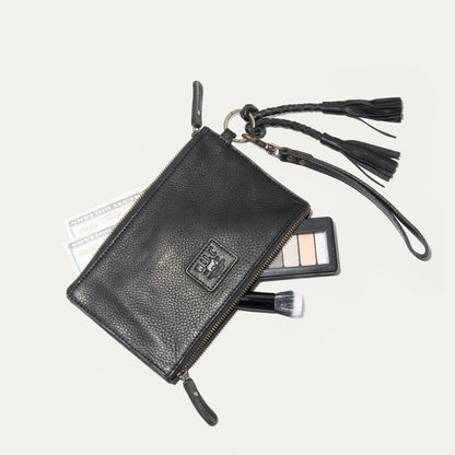 Will Leather Goods Two Zipper Pouch