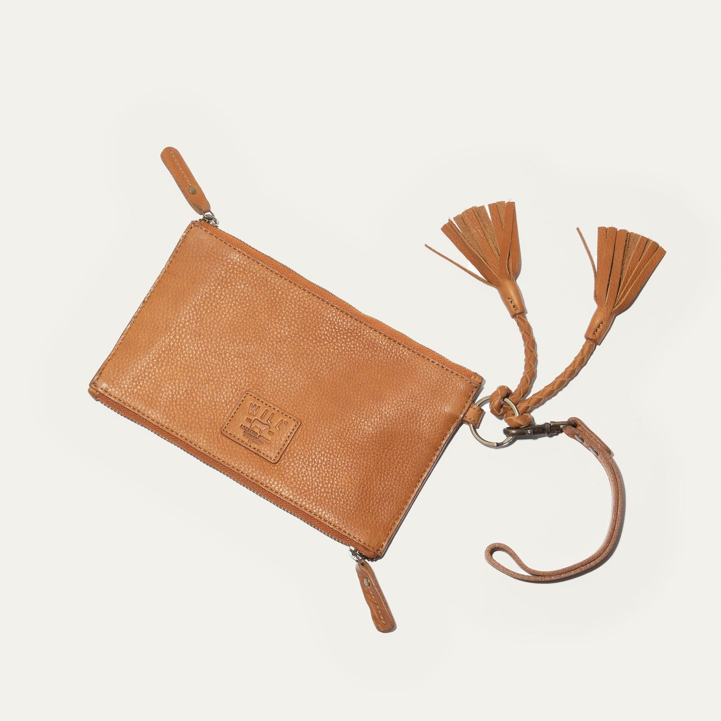 Will Leather Goods Two Zipper Pouch