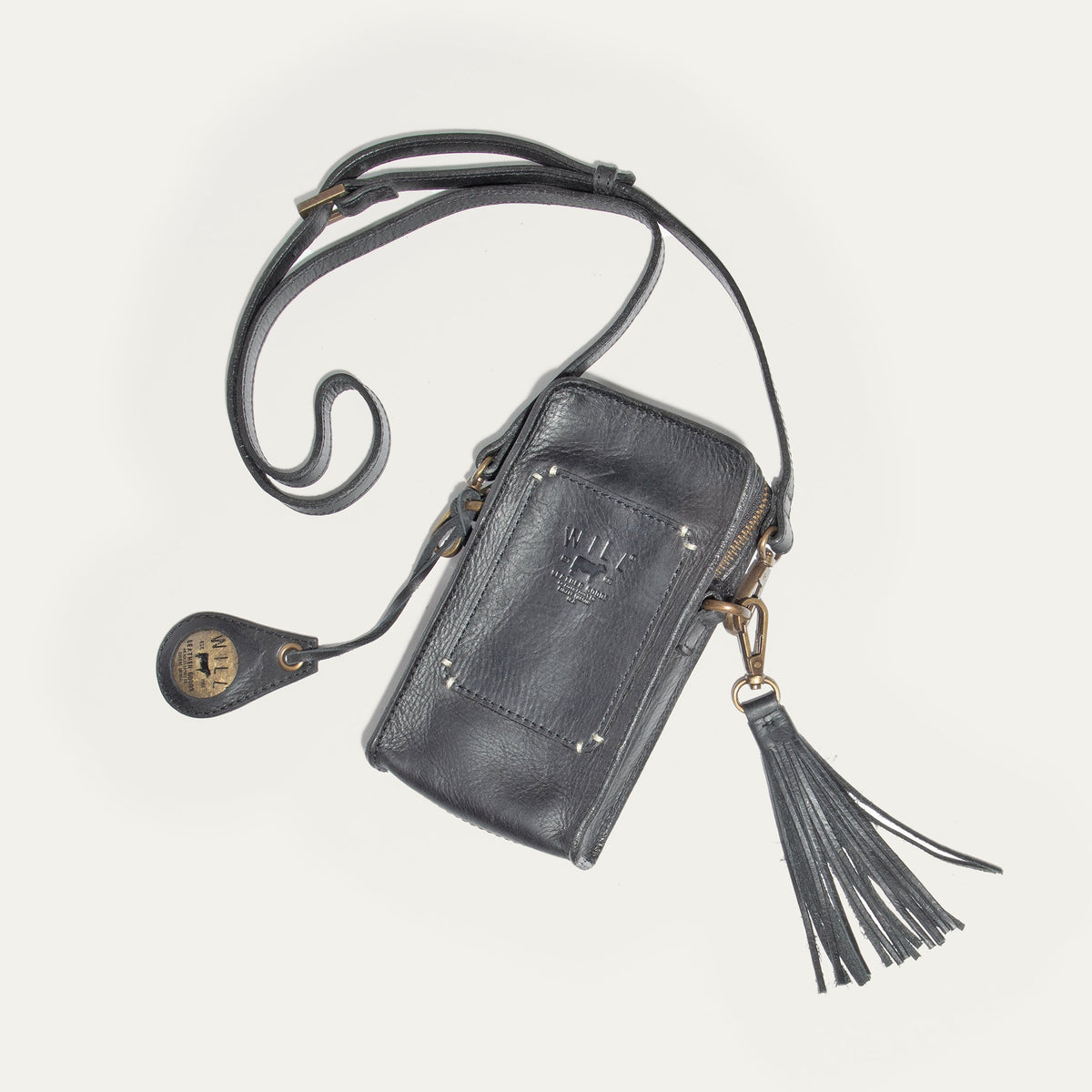 Will Leather Goods Signature Zip Phone Crossbody