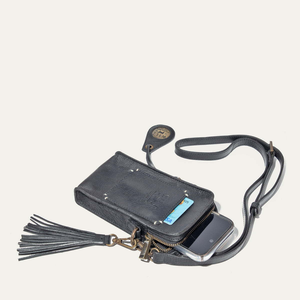 Will Leather Goods Signature Zip Phone Crossbody