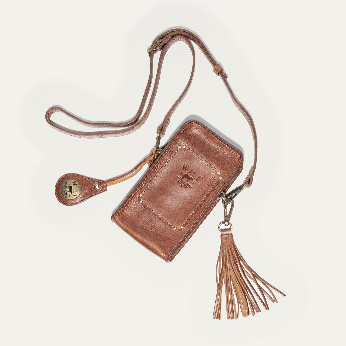 Will Leather Goods Signature Zip Phone Crossbody