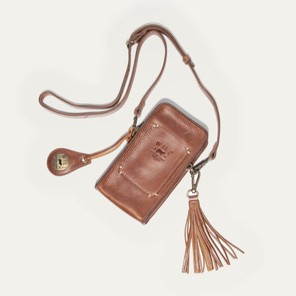 Will Leather Goods Signature Zip Phone Crossbody