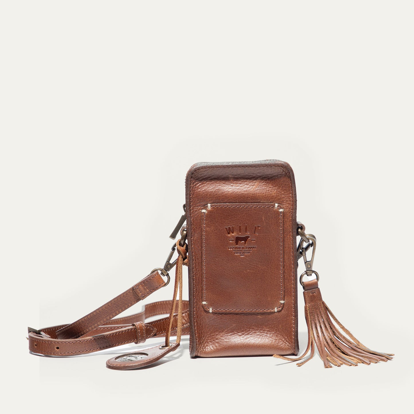 Will Leather Goods Signature Zip Phone Crossbody