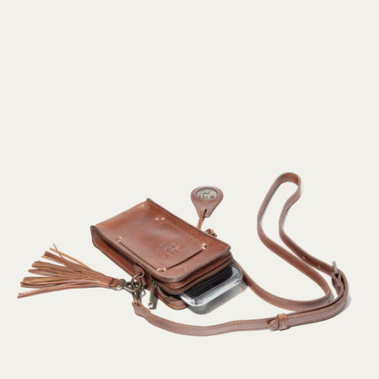 Will Leather Goods Signature Zip Phone Crossbody