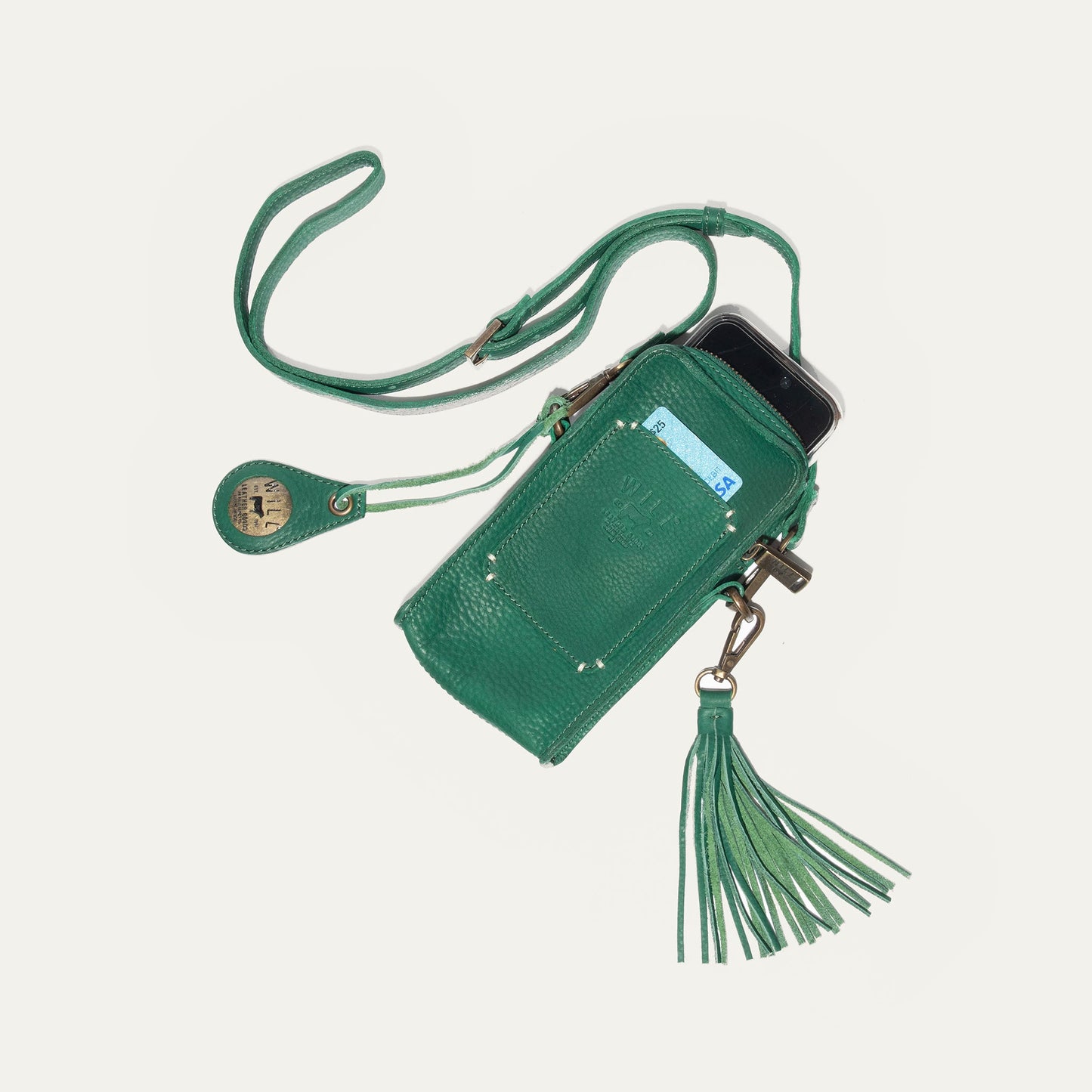 Will Leather Goods Signature Zip Phone Crossbody