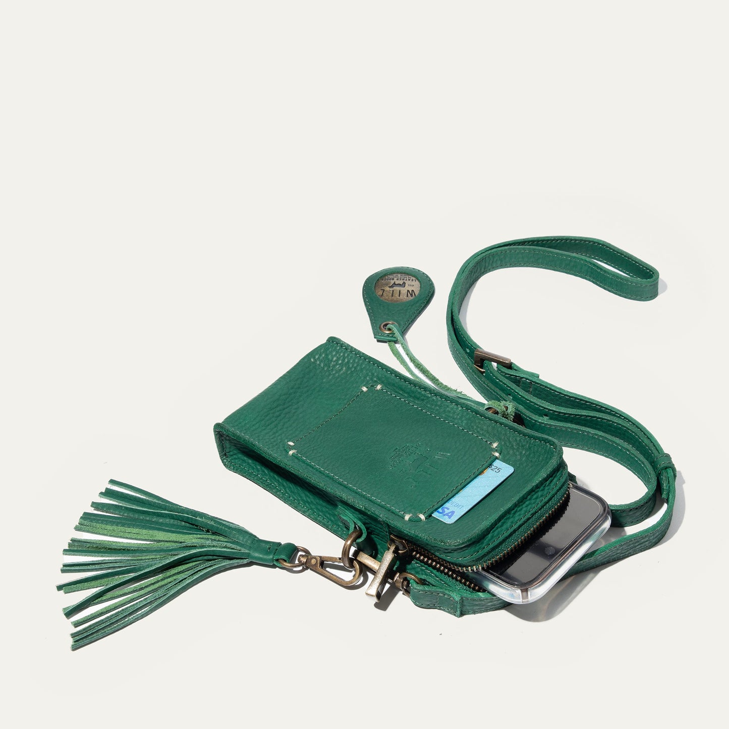 Will Leather Goods Signature Zip Phone Crossbody
