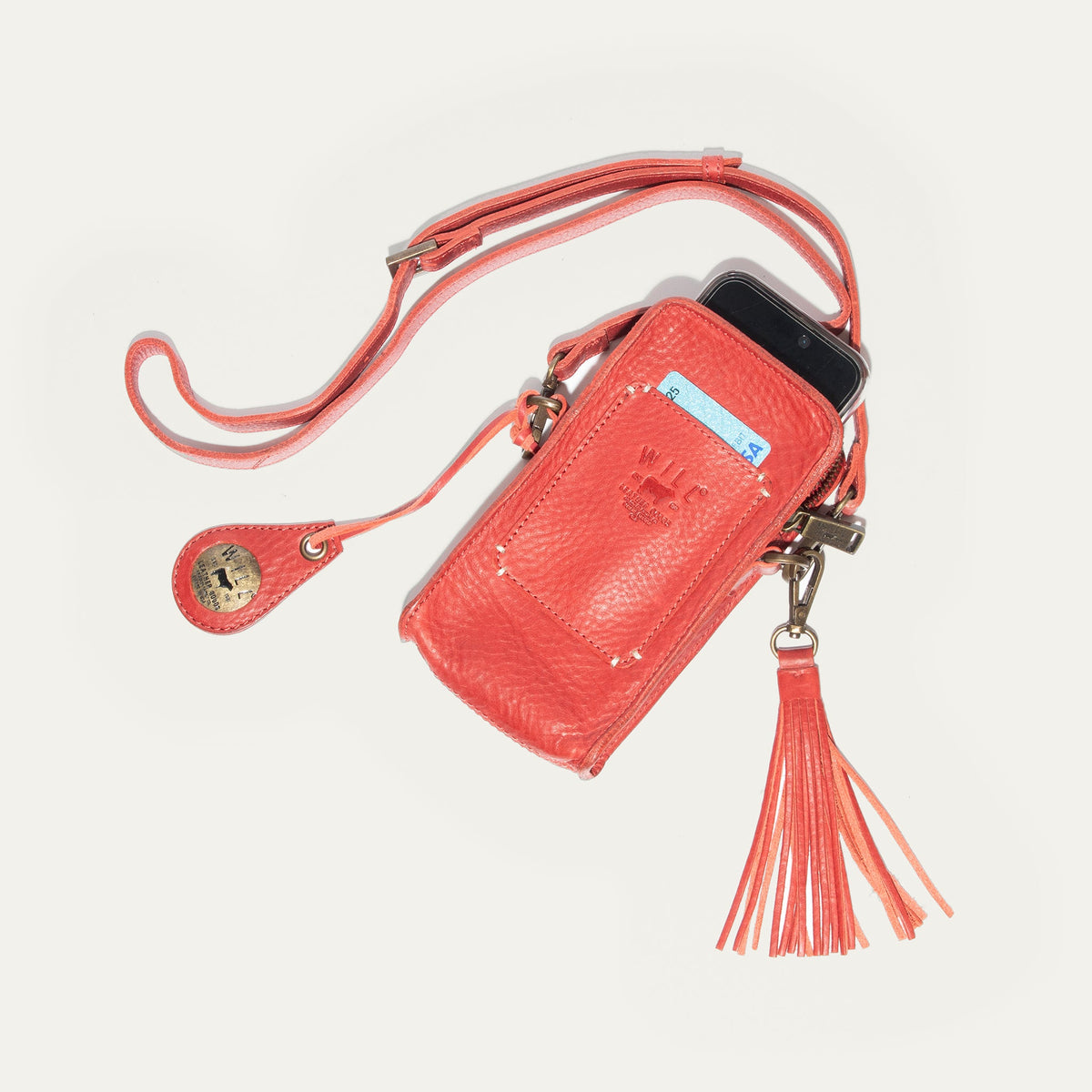 Will Leather Goods Signature Zip Phone Crossbody