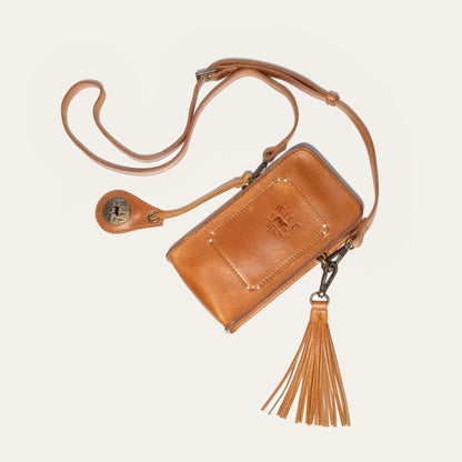 Will Leather Goods Signature Zip Phone Crossbody