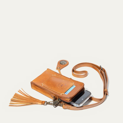 Will Leather Goods Signature Zip Phone Crossbody